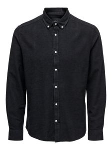 only-and-sons-miesten-pellavapaita-carlo-linen-shirt-tummansininen-1