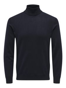 only-and-sons-miesten-pooloneule-wyler-life-roll-neck-tummansininen-1