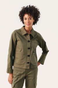 part-two-naisten-lyhyt-puuvillatakki-freda-jacket-khaki-1