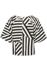 part-two-naisten-pusero-estermarine-blouse-mustavalkoinen-2