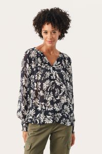 part-two-naisten-pusero-ketta-blouse-sininen-kuosi-1