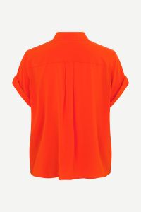 samsoe-and-samsoe-naisten-lyhythihainen-kauluspaita-majan-ss-shirt-9942-oranssi-2