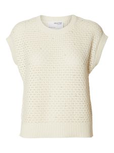 selected-femme-naisten-liivi-slfpenny-knit-vest-luonnonvalkoinen-1