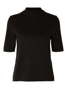 selected-femme-naisten-neule-slflura-lurex-2-4-knit-tee-musta-1