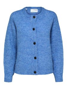 selected-femme-naisten-neuletakki-lulu-ls-knit-short-cardigan-sininen-1