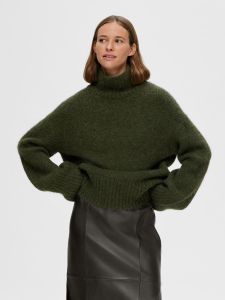selected-femme-naisten-pooloneule-slfgabella-ls-knit-high-neck-w-armeijanvihrea-1