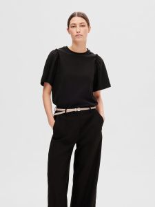 selected-femme-naisten-t-paita-slfpenelope-2-4-ruffle-tee-musta-1