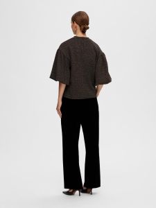 selected-femme-naisten-toppi-slfagnethe-2-4-o-neck-jaquard-top-musta-kuosi-2