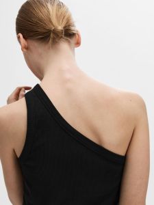 selected-femme-naisten-toppi-slfanna-one-shoulder-top-musta-2