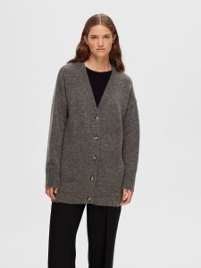selected-femme-neuletakki-slfmaline-ls-knit-long-harmaa-1