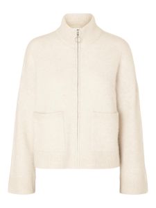 selected-femme-neuletakki-slfsia-ras-ls-knit-zipper-cardigan-luonnonvalkoinen-1
