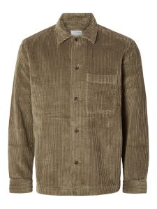 selected-kauluspaita-loose-jake-cord-overshirt-armeijanvihrea-1