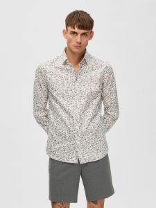 selected-kauluspaita-slim-ethan-aop-shirt-ruskea-kuosi-1