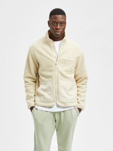 selected-miesten-fleecetakki-k-sterling-fleece-jacket-luonnonvalkoinen-1