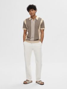 selected-miesten-pikeepaita-slh-mattis-ss-knit-stripe-polo-raidallinen-ruskea-1