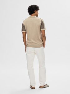 selected-miesten-pikeepaita-slh-mattis-ss-knit-stripe-polo-raidallinen-ruskea-2