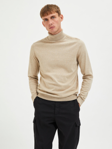 selected-miesten-pooloneule-berg-roll-neck-vaalea-beige-1