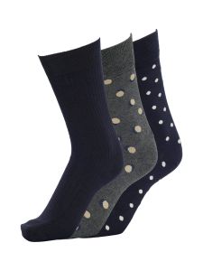 selected-miesten-sukat-3-pack-tristan-3-pack-sock-tummansininen-1