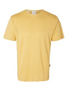 selected-miesten-t-paita-bet-linen-ss-o-neck-keltainen-1