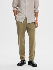 selected-pellavahousut-slim-tape-brody-linen-pant-armeijanvihrea-1