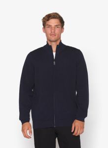 signal-miesten-neuletakki-virgil-structure-zip-cardigan-tummansininen-2