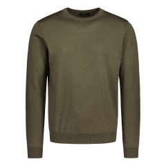 sinnuu-miesten-neule-merino-crew-armeijanvihrea-1