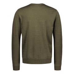 sinnuu-miesten-neule-merino-crew-armeijanvihrea-2
