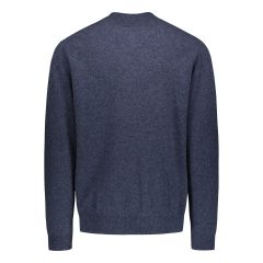 sinnuu-miesten-neulepaita-wool-cashmere-half-zip-indigo-2