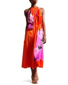 ted-baker-mekko-immia-dress-oranssi-kuosi-1
