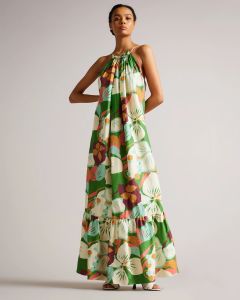 ted-baker-naisten-maximekko-dulina-dress-vihrea-kuosi-1