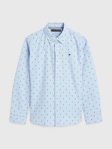 tommy-hilfiger-childrenswear-kauluspaita-oxford-dobby-shirt-l-s-vaaleansininen-1