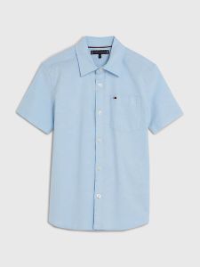 tommy-hilfiger-childrenswear-kauluspaita-stretch-oxford-shirt-vaaleansininen-1