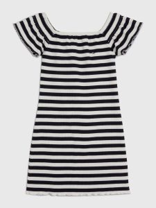 tommy-hilfiger-childrenswear-lasten-mekko-offshoulder-steipe-dress-raidallinen-sininen-2