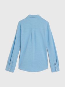 tommy-hilfiger-childrenswear-lasten-paita-stretch-pique-shirt-vaaleansininen-2