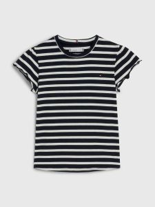 tommy-hilfiger-childrenswear-lasten-t-paita-striped-ruffle-sleeve-top-raidallinen-sininen-1