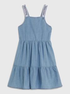 tommy-hilfiger-childrenswear-mekko-lyocell-strap-denim-dress-vaaleansininen-1