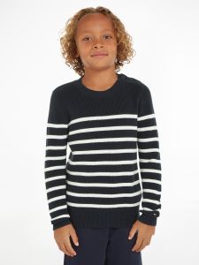 tommy-hilfiger-childrenswear-neulepusero-classic-breton-striped-sweater-raidallinen-sininen-1