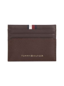 tommy-hilfiger-korttikotelo-corp-leather-cc-holder-tummanruskea-1