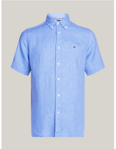 tommy-hilfiger-miesten-kauluspaita-pigment-dyed-linen-rf-shirt-keskisininen-1