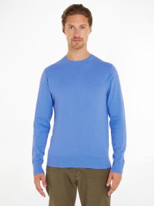 tommy-hilfiger-miesten-neule-dc-cotton-lyocell-crew-neck-vaaleansininen-1