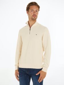 tommy-hilfiger-miesten-neulepusero-oval-structure-half-zip-valkoinen-1