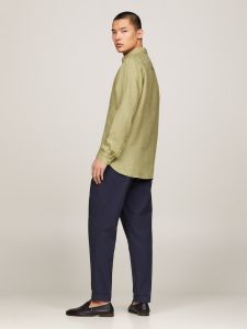 tommy-hilfiger-miesten-pellavapaita-pigement-dyed-li-solid-rf-armeijanvihrea-2