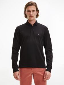 tommy-hilfiger-miesten-pikeepaita-1985-regular-ls-polo-musta-1
