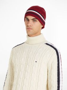 tommy-hilfiger-miesten-pipo-corporate-beanie-viininpunainen-1