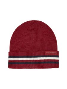 tommy-hilfiger-miesten-pipo-corporate-beanie-viininpunainen-2