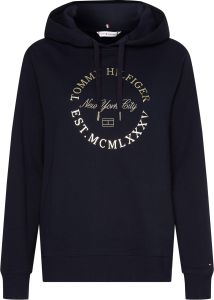 tommy-hilfiger-naisten-huppari-reg-metallic-roundhalla-hoodie-tummansininen-1