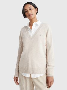 tommy-hilfiger-naisten-neulepusero-wool-cashmere-vnk-sweater-luonnonvalkoinen-1