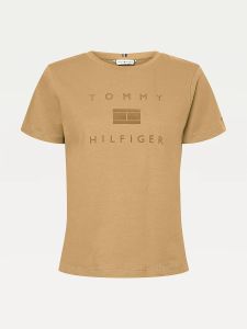 tommy-hilfiger-naisten-t-paita-regular-flock-c-nk-tee-kameli-1