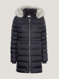 tommy-hilfiger-naisten-untuvatakki-tyra-down-coat-with-fur-musta-1