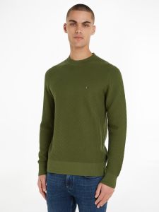 tommy-hilfiger-neule-rectangular-structure-crew-nk-armeijanvihrea-1